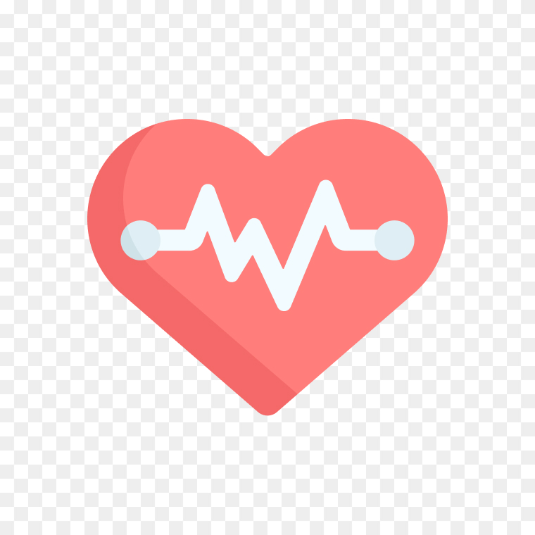 Pulse icons heart rate electrocardiography PNG free for medical and fitness designs